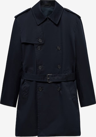 MANGO MAN Övergångsrock i blå: framsida