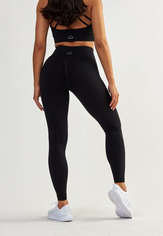 BeShaped Regular Sporthose 'Sportschool koningin' in Schwarz