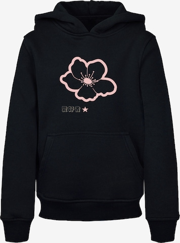 Sweat-shirt 'Kirschblüten Japan' F4NT4STIC en noir : devant