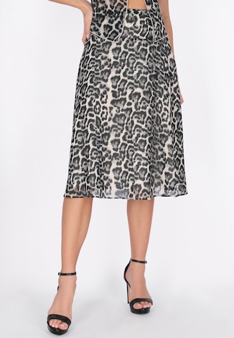 faina - Saia em roxo: frente