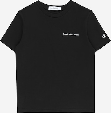 T-Shirt Calvin Klein Jeans en noir : devant