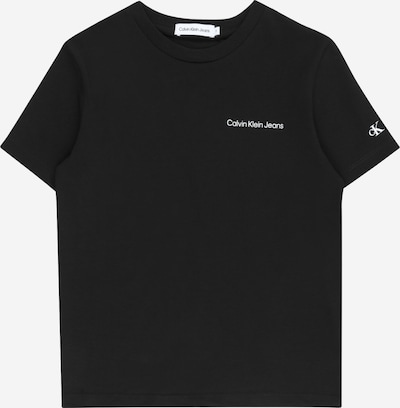 Calvin Klein Jeans T-Krekls, krāsa - melns / balts, Preces skats