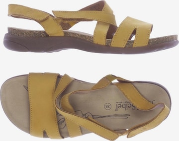 JOSEF SEIBEL Sandals & High-Heeled Sandals in 38 in Yellow: front
