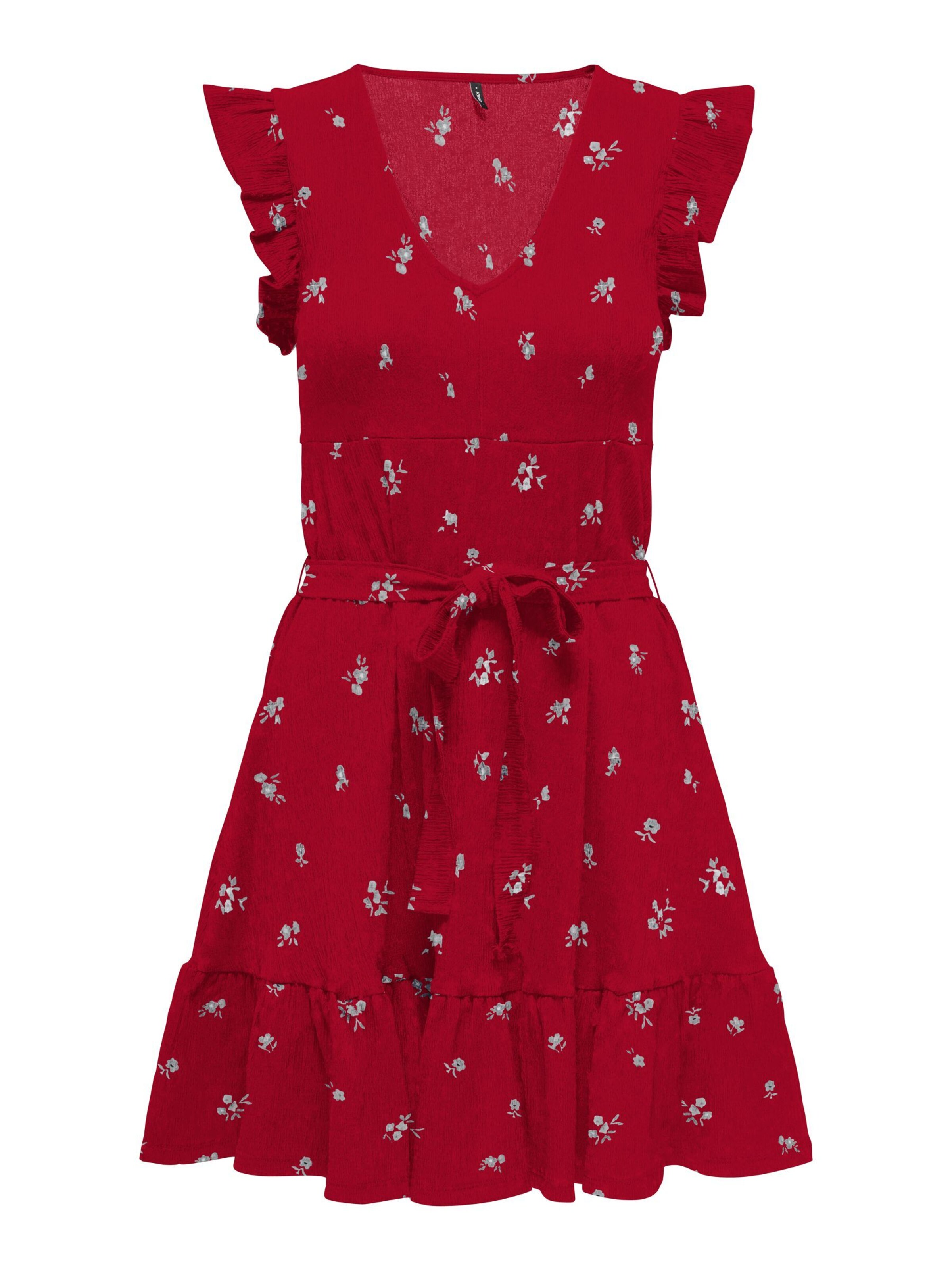 Abito 'ONLHillary' di ONLY in rosso: frontale