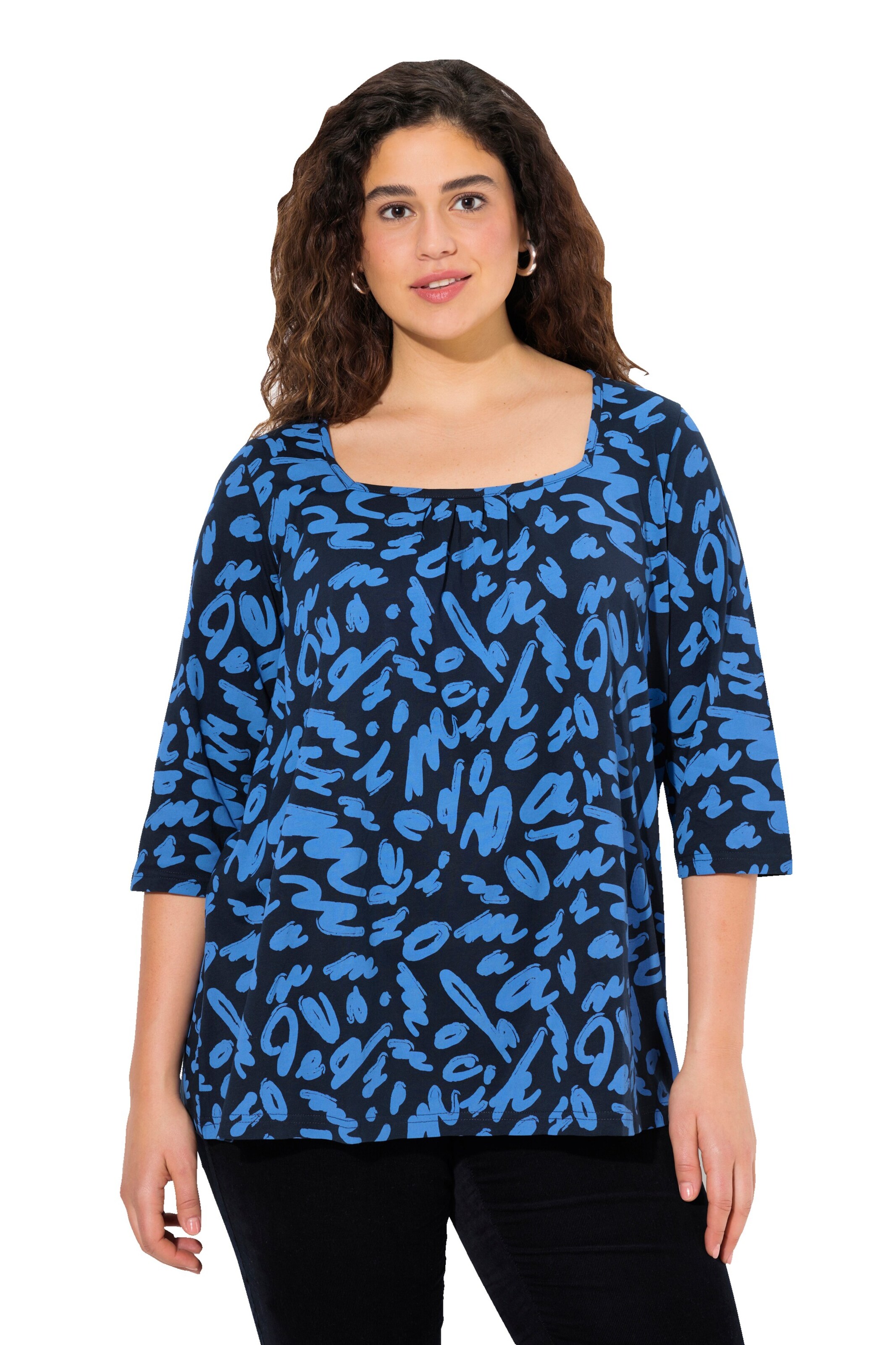 Ulla Popken Shirt in Blue: front