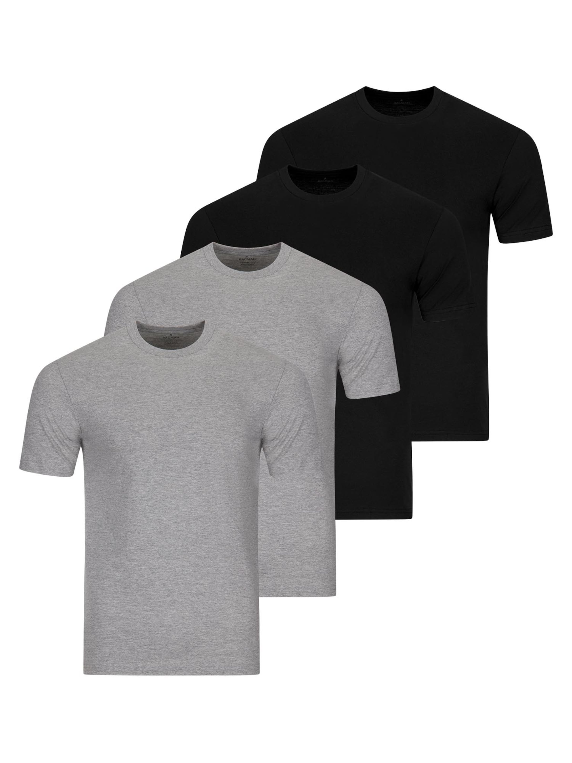 Ragman Onderhemd 'Basic' in Grijs: voorkant