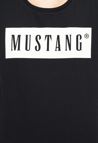 MUSTANG T-Shirt 'Alma' in Schwarz