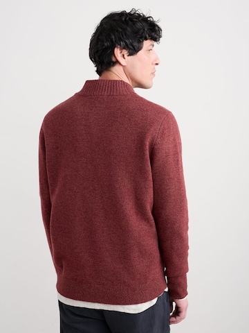 Seasalt Cornwall Pullover ' Reefpoint Marl' ' i rød