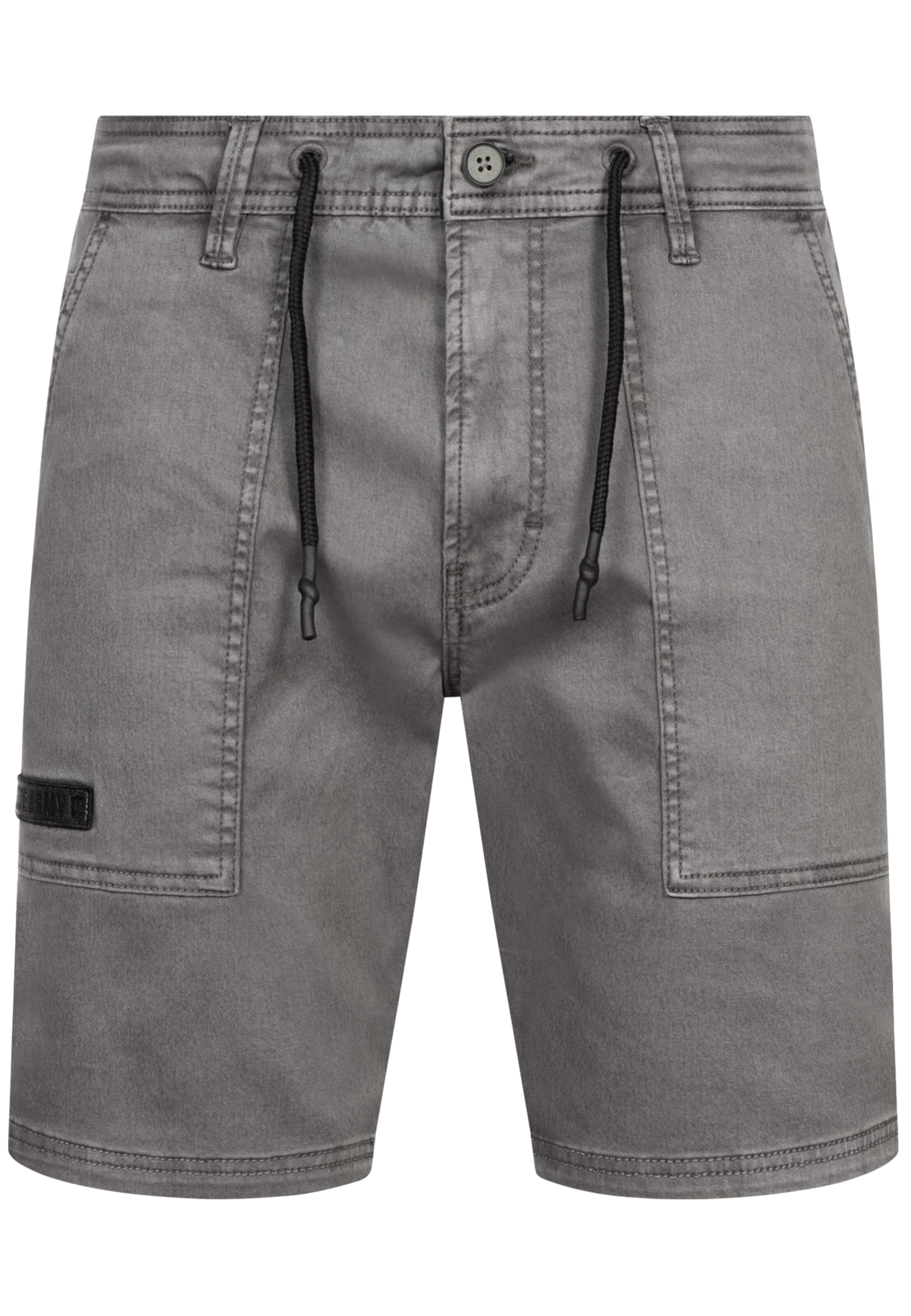 INDICODE JEANS Trousers 'Diago' in Grey: front