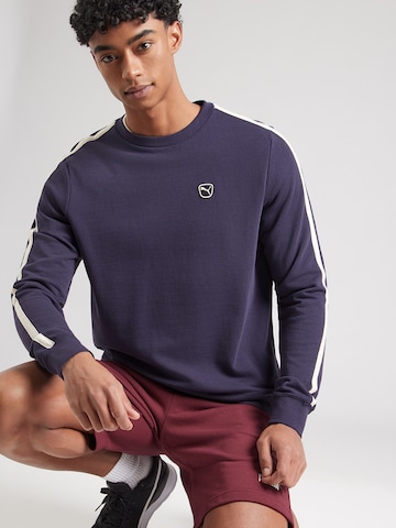 PUMA Sweatshirt 'ESS ELEVATED' in Blau: Vorderseite