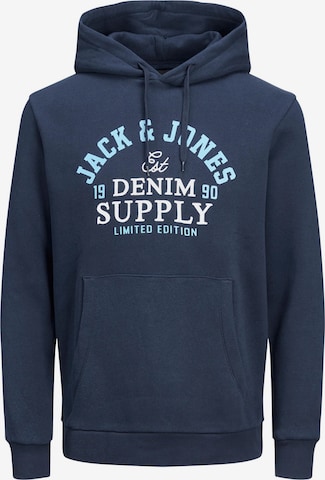 Jack & Jones Plus Sweatshirt in Blue: front