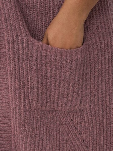 ONLY Carmakoma Knit Cardigan 'Carbernie' in Pink