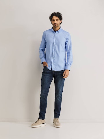 State of Art Regular fit Overhemd in Blauw