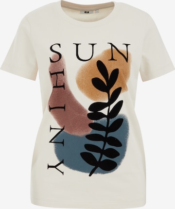 smėlio WE Fashion Marškinėliai: priekis