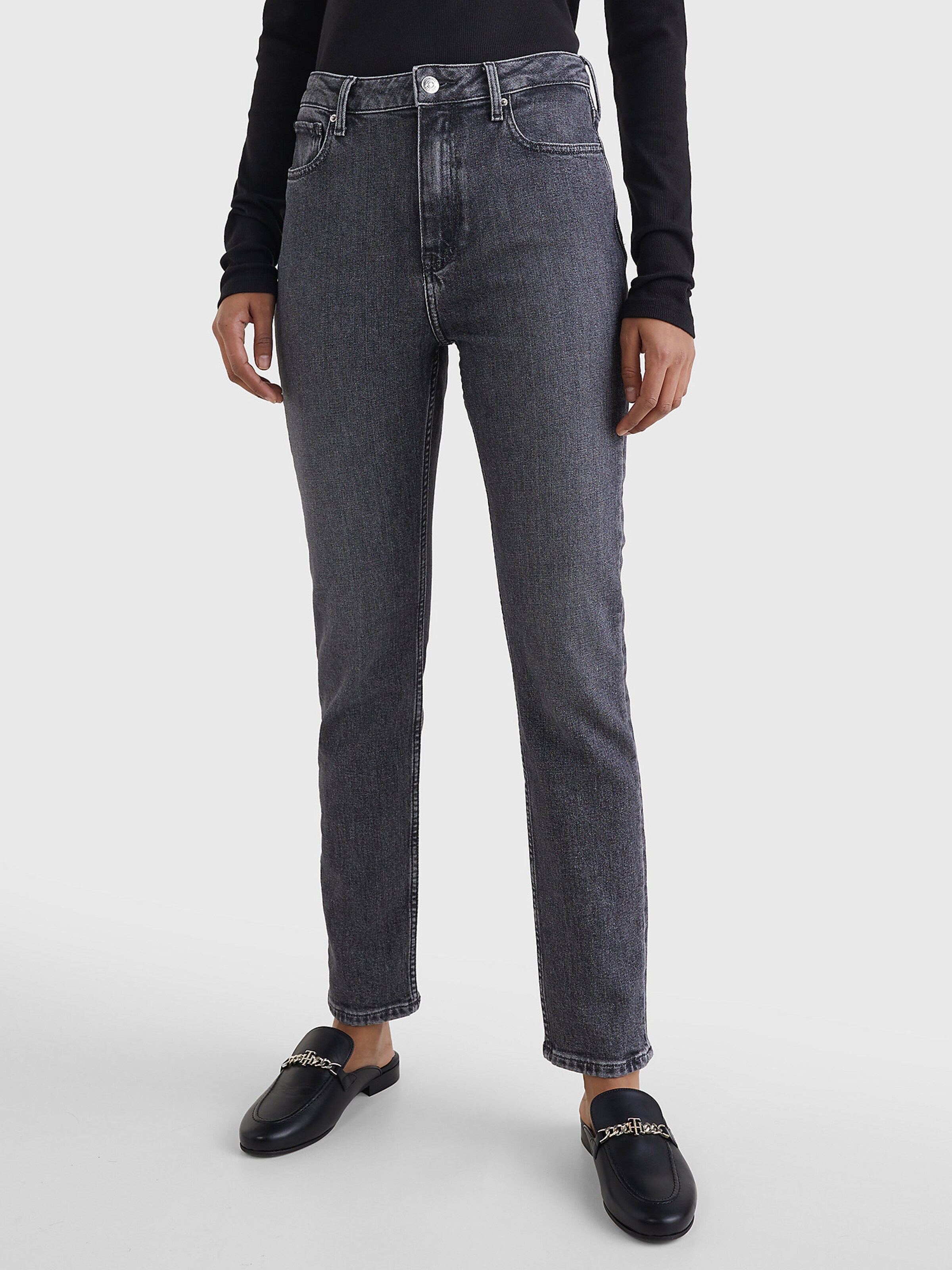 Frauen Jeans TOMMY HILFIGER Jeans in Grau - MC20928 Frauen Jeans TOMMY HILFIGER Jeans in Grau - MC20928