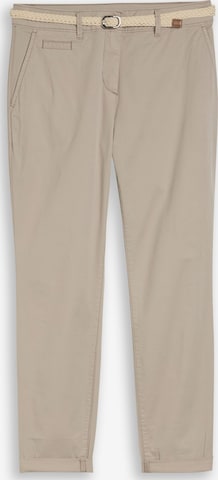 TOM TAILOR Chino kalhoty – šedá: přední strana