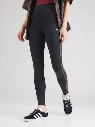 ADIDAS ORIGINALS Kitsas Retuusid, värv must: eest vaates