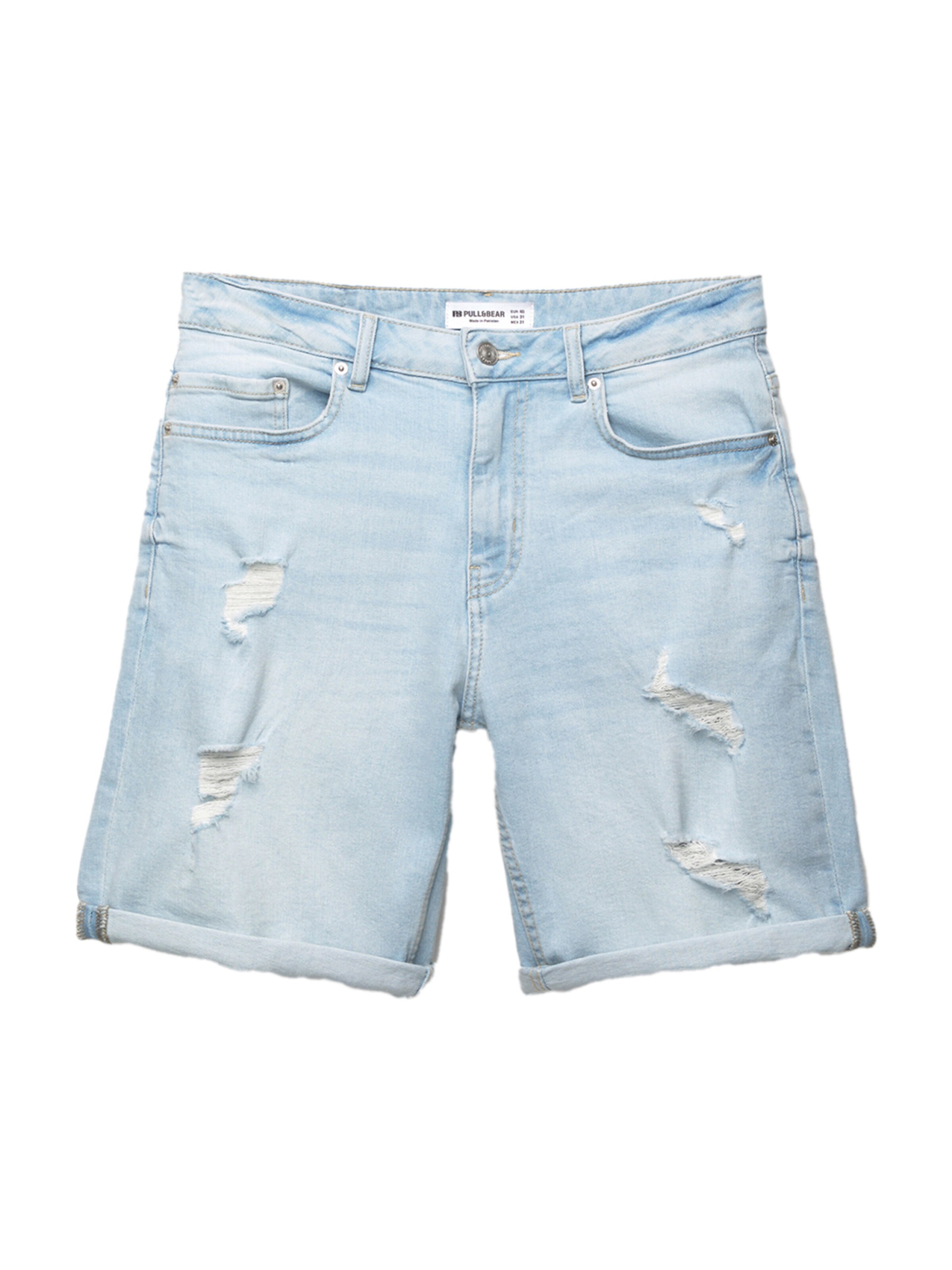 Pull&Bear Loosefit Farkut värissä sininen: etupuoli