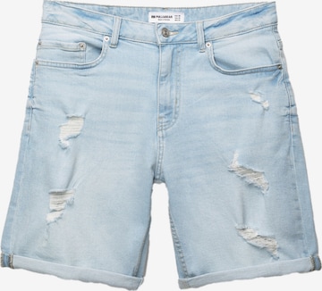 Pull&Bear Loosefit Farkut värissä sininen: etupuoli