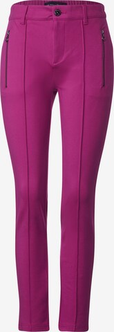 STREET ONE Slim fit Pants in Pink: front