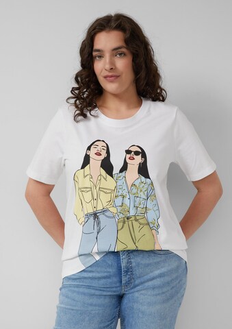 s.Oliver Shirt in White: front