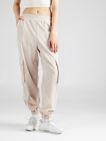 Effilé Pantalon cargo 'ARLETH' GUESS en beige : devant