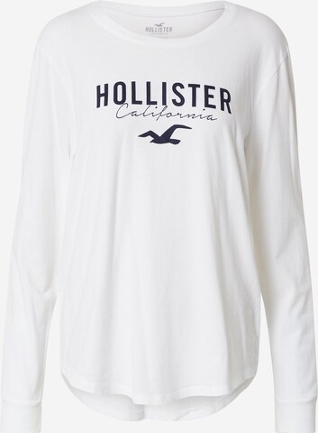 HOLLISTER Tričko – bílá: přední strana