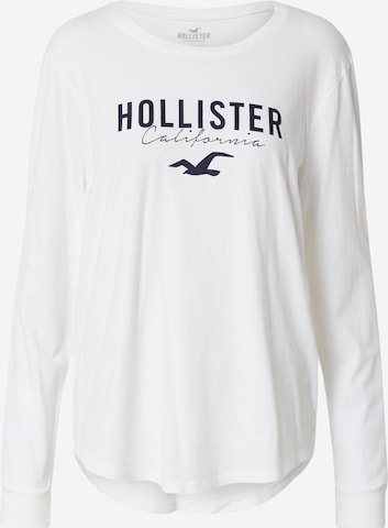 HOLLISTER Tričko - biela: predná strana