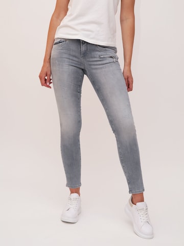 Skinny Jean Miracle of Denim en gris : devant