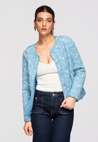 Ombre Tussenjas 'Jalp' in Blauw