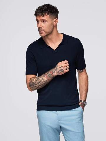 Ombre Shirt in Blauw: voorkant