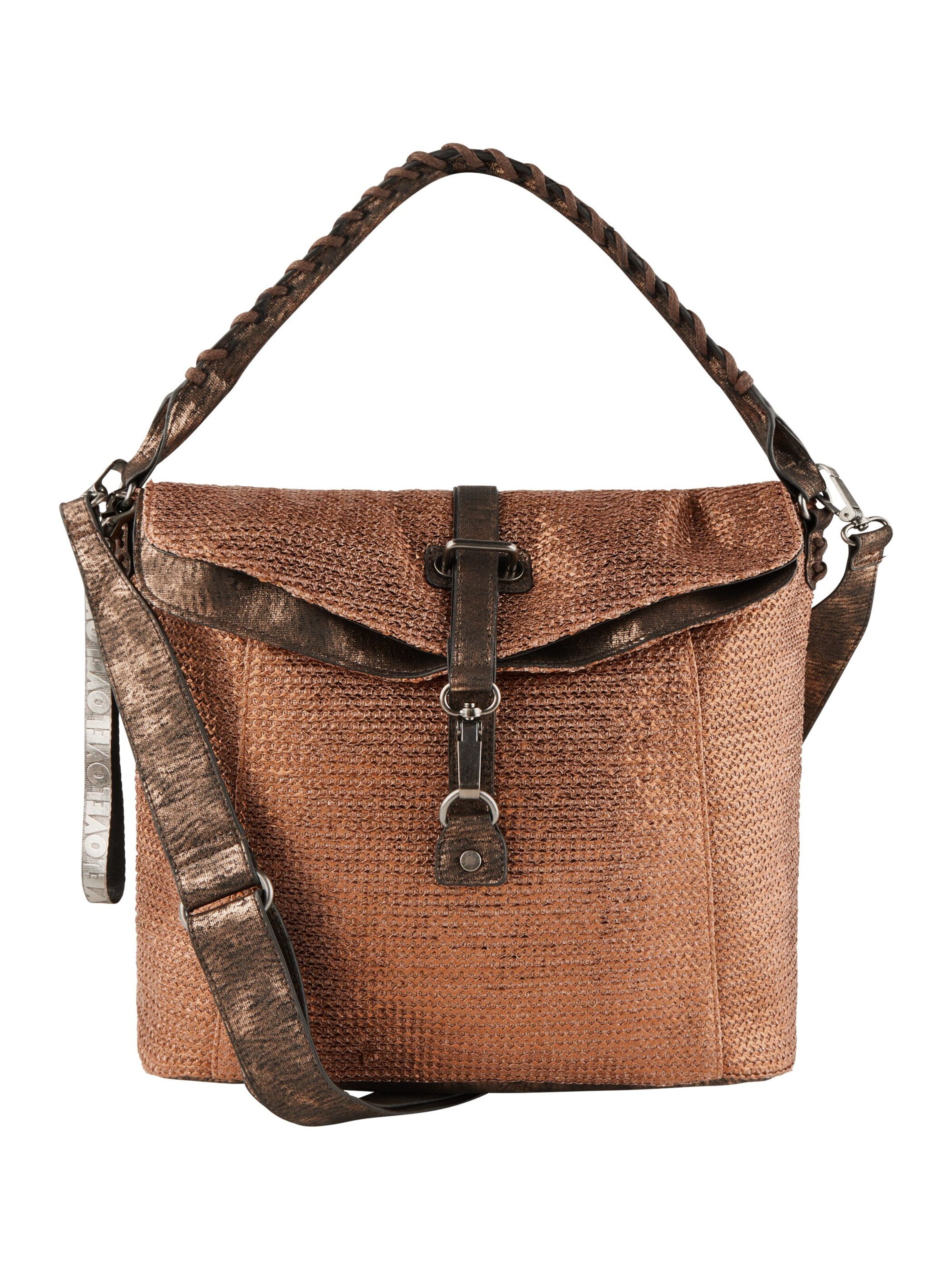 Sac à bandoulière 'MELLA' Curuba en marron : devant