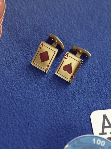 Seizmont Cufflinks 'Ace' in Gold