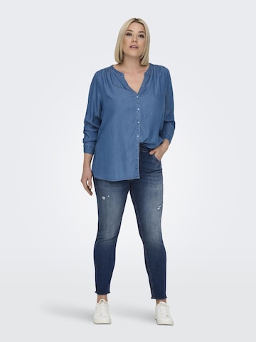 ONLY Carmakoma Skinny Jeans 'CARWilly' in Blau