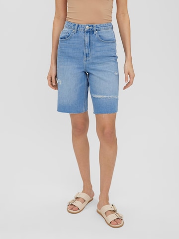 VERO MODA Regular Shorts 'Rebecca' in Blau: predná strana