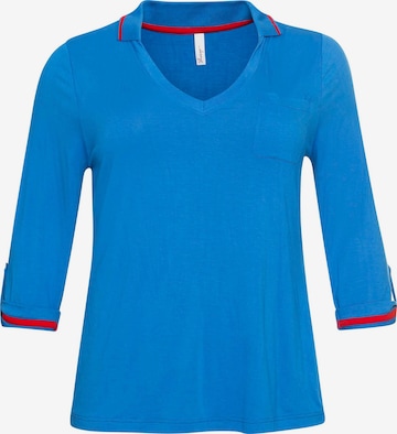 SHEEGO Poloshirt in Blau: predná strana