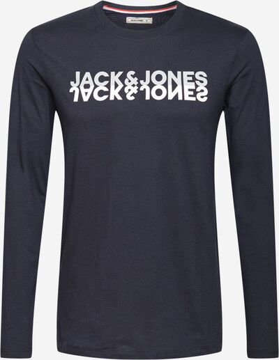 JACK & JONES Shirt in navy / hellgrau / weiß, Produktansicht