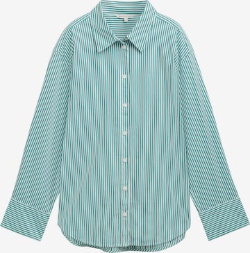 TOM TAILOR DENIM Блузка в Зеленый: спереди