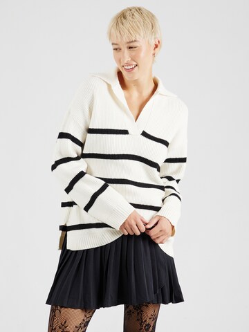 Pull-over 'VMLuna' VERO MODA en beige : devant