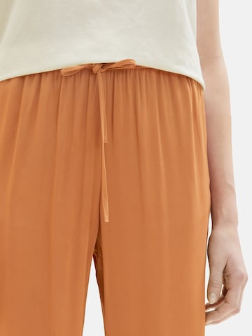Loosefit Pantaloni di TOM TAILOR in marrone