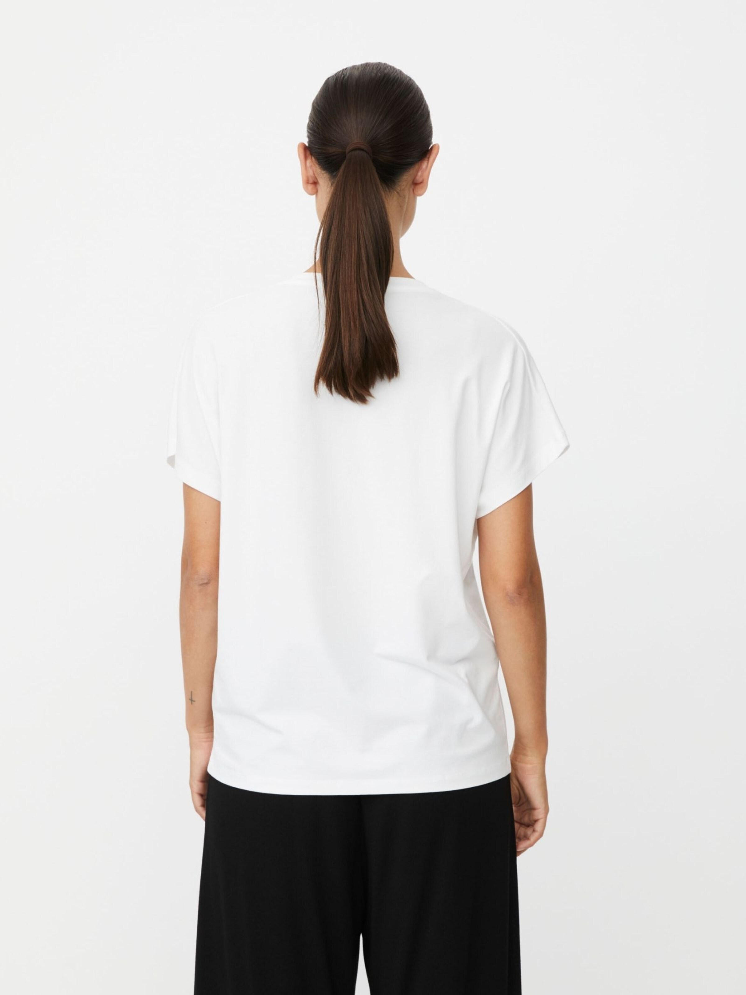 T-shirt 'MaBadu' Masai en blanc