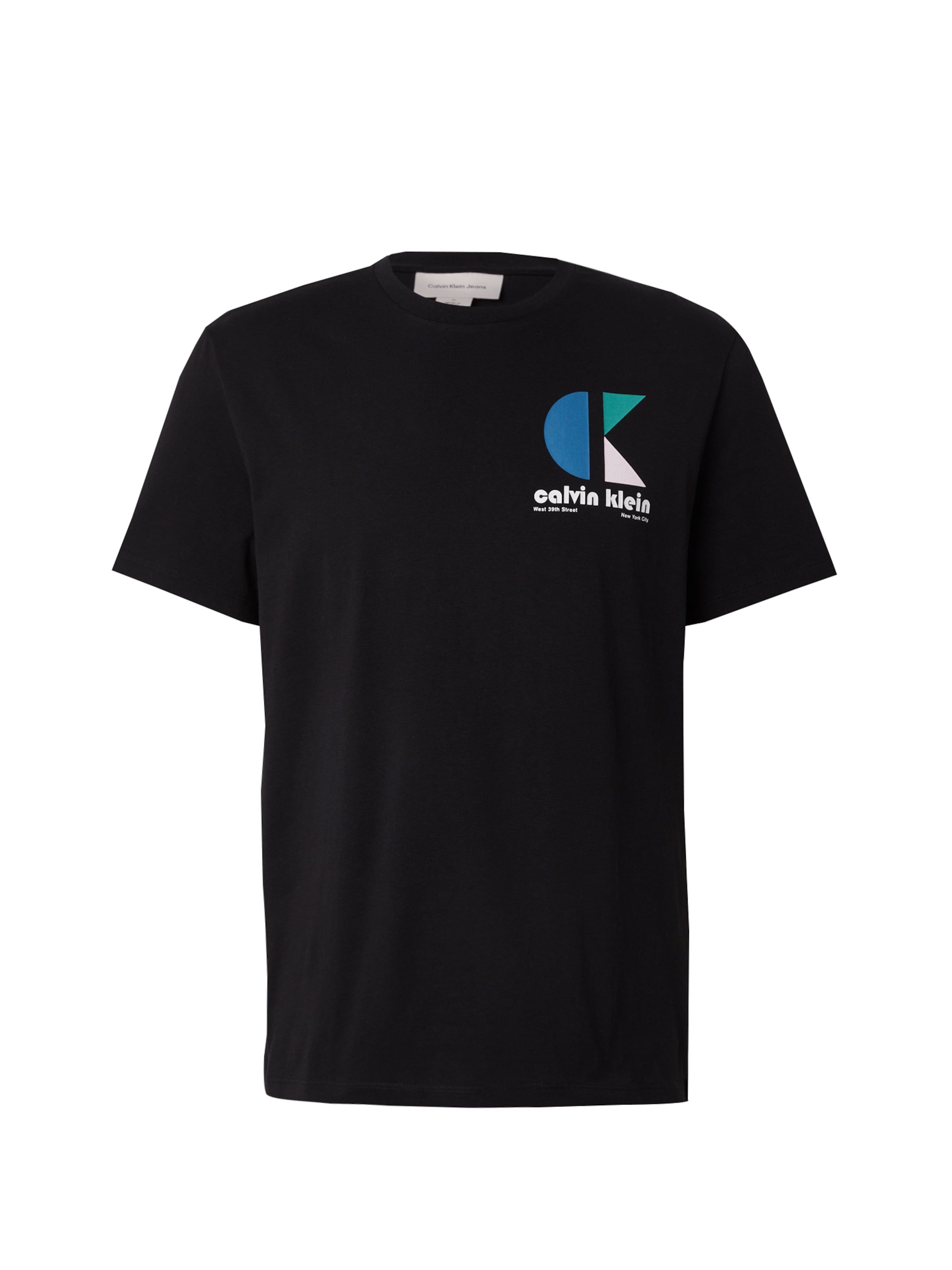 Calvin Klein Jeans - Camiseta en negro: frente