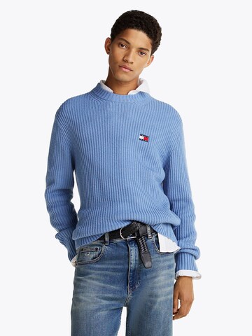 Pull-over Tommy Jeans en bleu : devant
