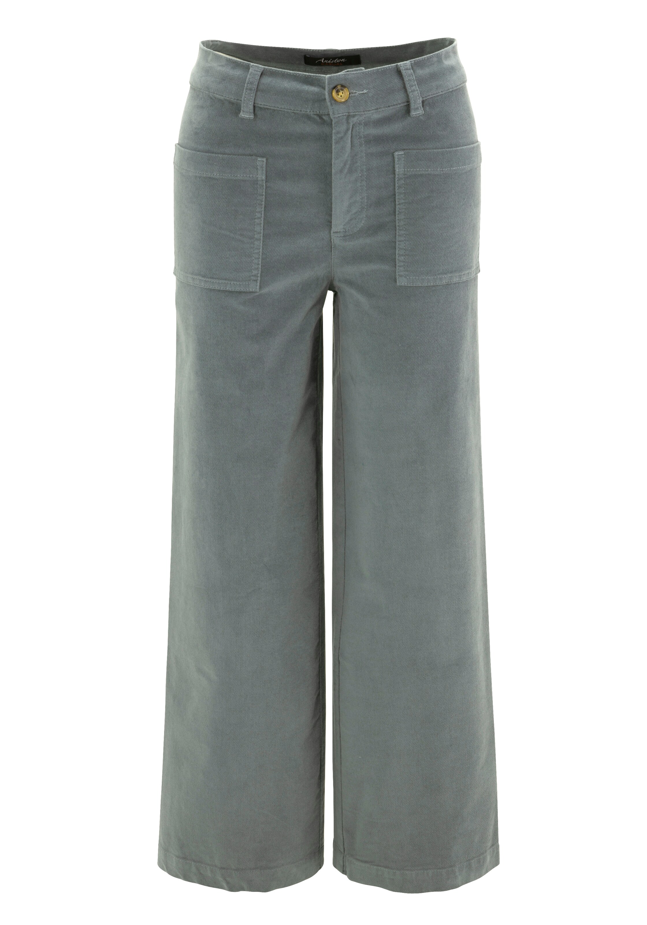 PETROL Wide Leg Hose in Blau: Vorderseite