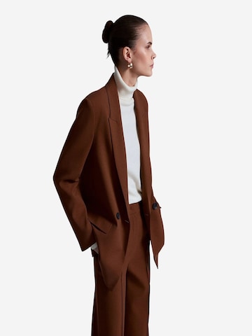 Dilvin Winter Jacket 'Jacken' in Brown: front