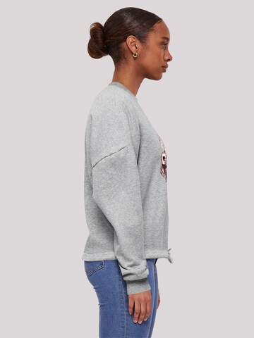Sweat-shirt 'Cozy Winter Skelett' F4NT4STIC en gris