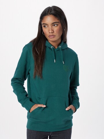 Bizance Paris Sweatshirt 'SACHA' in Groen: voorkant