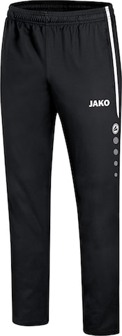 JAKO Workout Pants in Black: front