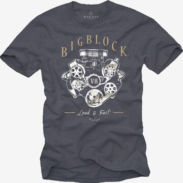 MAKAYA Shirt in Grey: front