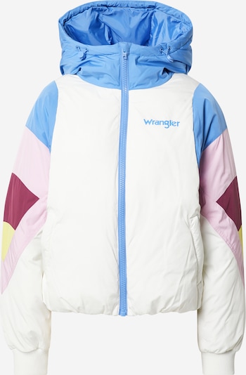 WRANGLER Jacke 'Rainbow' in hellblau / limone / rosa / bordeaux / weiß, Produktansicht